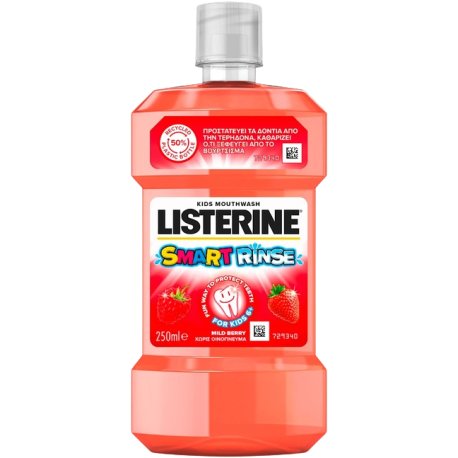 Listerie Smart rinse Berry for kids 6+ 250ml