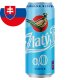 Zlatý Bažant 0,0% svetlé nealkoholické pivo plechovka 500 ml