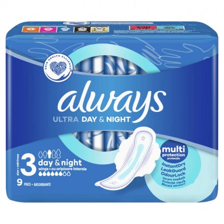 Always Ultra day & night vložky 9ks