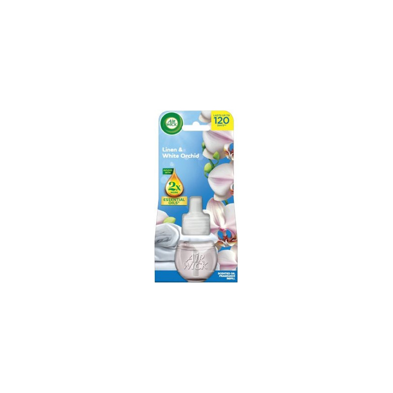 Air Wick tekutá náplň do elektrického prístroja Linen in the Air - Prádlo vo vánku 19 ml