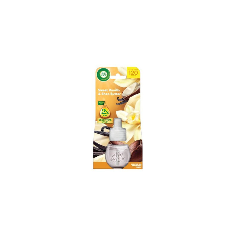 Air Wick  tekutá náplň do elektrického prístroja Sweet vanilla&shea butter 19ml