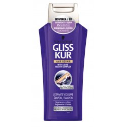 Gliss Kur Ultimate Volume šampón pre regeneráciu a objem jemných, spľasnutých a poškodených vlasov 250 ml
