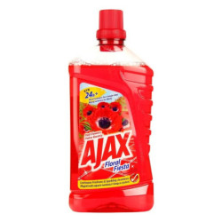 Ajax Floral Fiesta Red Flowers čistič povrchov pre domácnosť 1 l (kartón 12 ks)