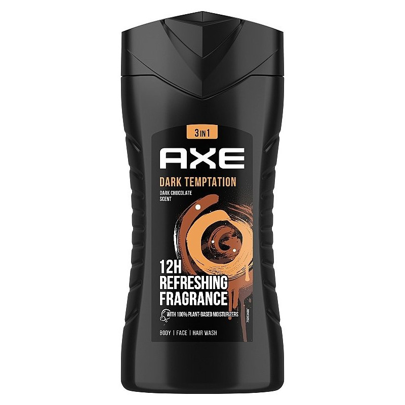 Axe sprchový gél  - Dark temptation 250ml (kartón 6 ks)