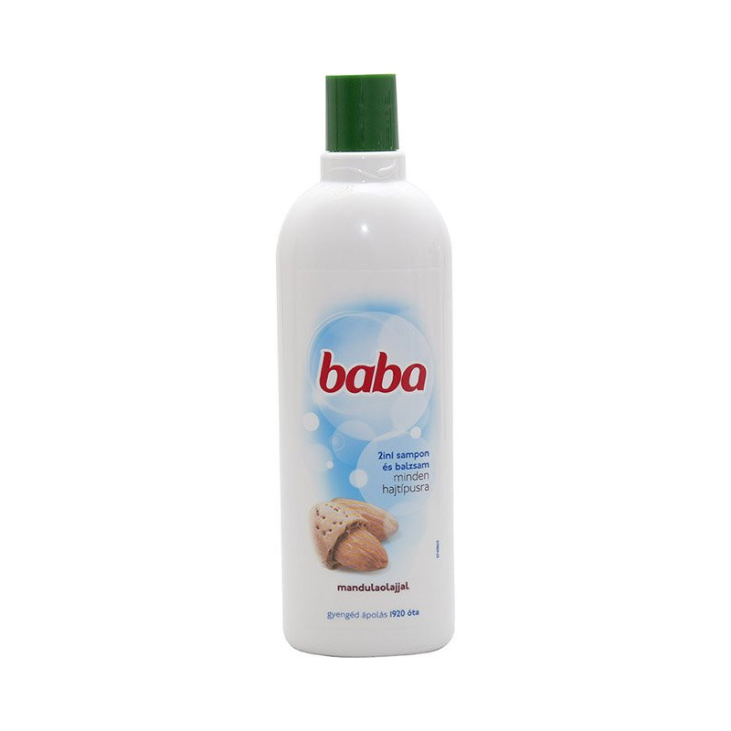 Baba šampón - Mandľový olej 400 ml (kartón 12 ks)