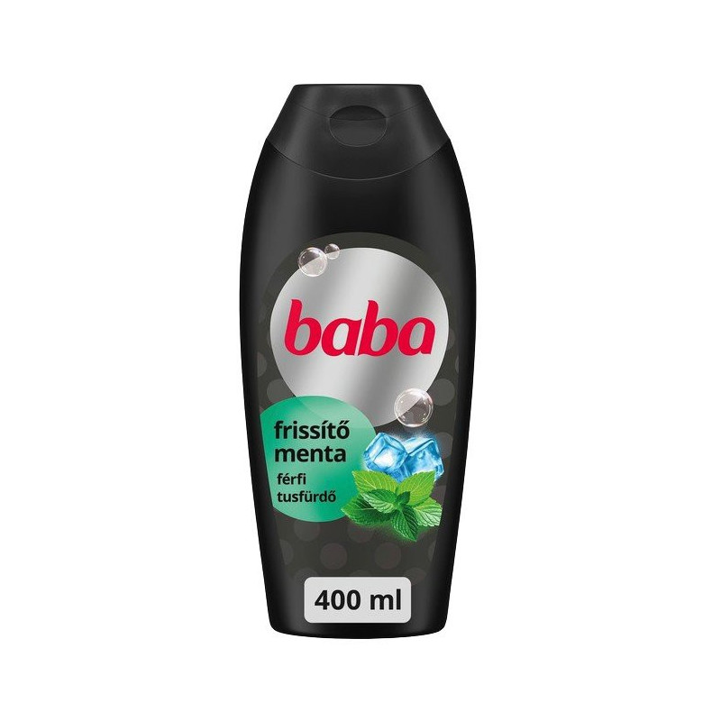 Baba pánsky sprchový gél - Mäta-400 ml (kartón 12 ks)