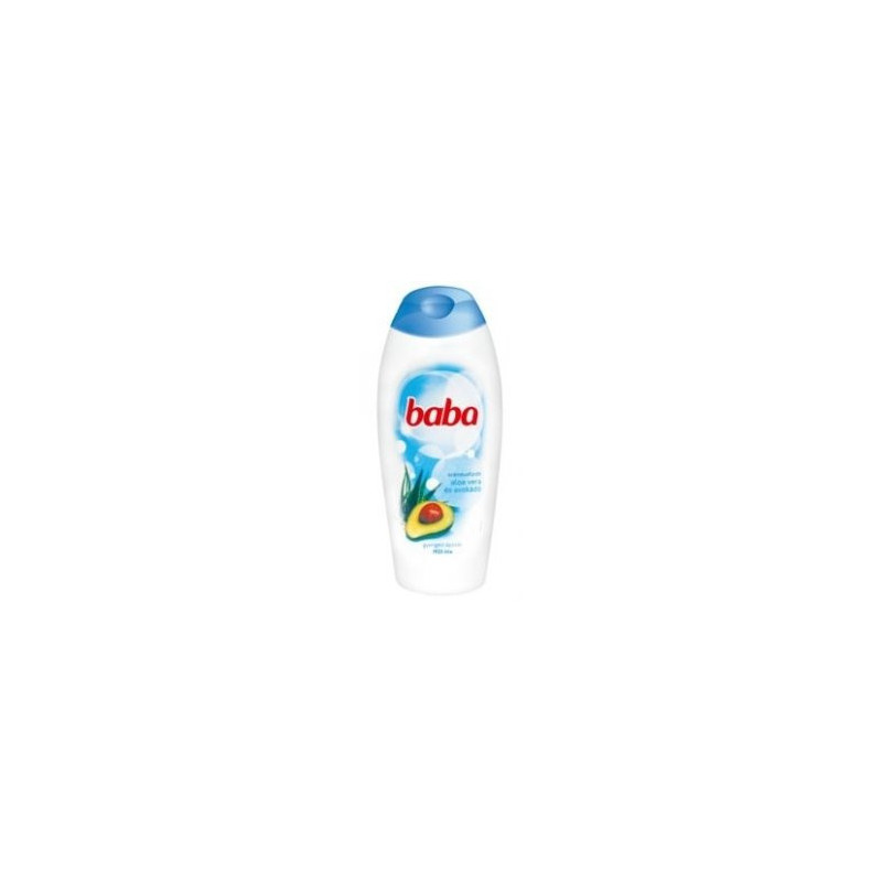 Baba sprchový gél- Aloe vera a avokado- 400 ml (kartón 12 ks)