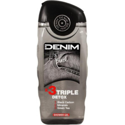 Denim pánsky sprchový gél  - Black 250ml (kartón 12 ks)