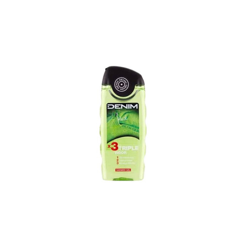 Denim Musk Men sprchový gél 250 ml (kartón 12 ks)
