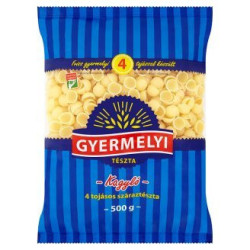 Gyermelyi 4 vaječné Mušličky  500 g (kartón 20 ks)
