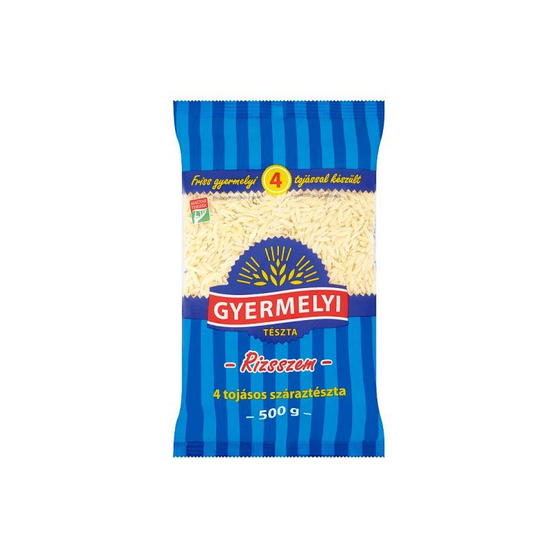 Gyermelyi  4 vaječná Slovenská ryža 500 g (kartón 20 ks)