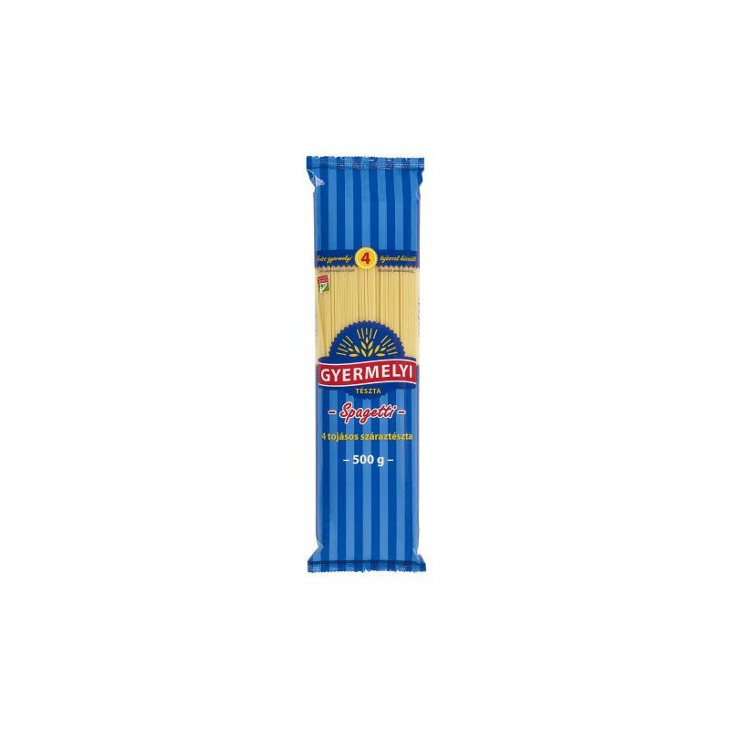 Gyermelyi 4 vaječné špagety 500 g (kartón 28 ks)
