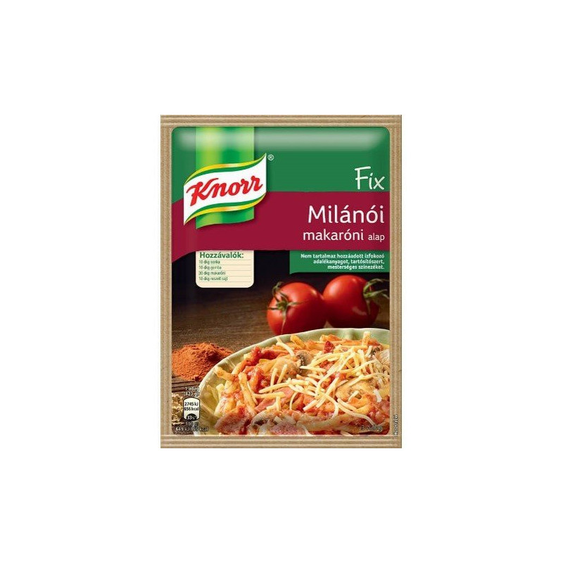 Knorr fix - Milanské cestoviny 60g (kartón 24 ks)