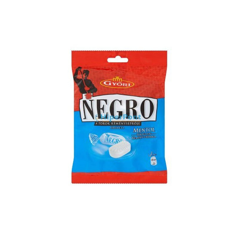 Negro cukrík  - Mentol  79g (kartón 32 ks)