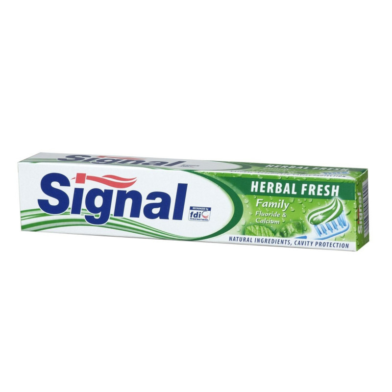 Signal Family zubná pasta - Herbal fresh   75 ml (kartón 24 ks)