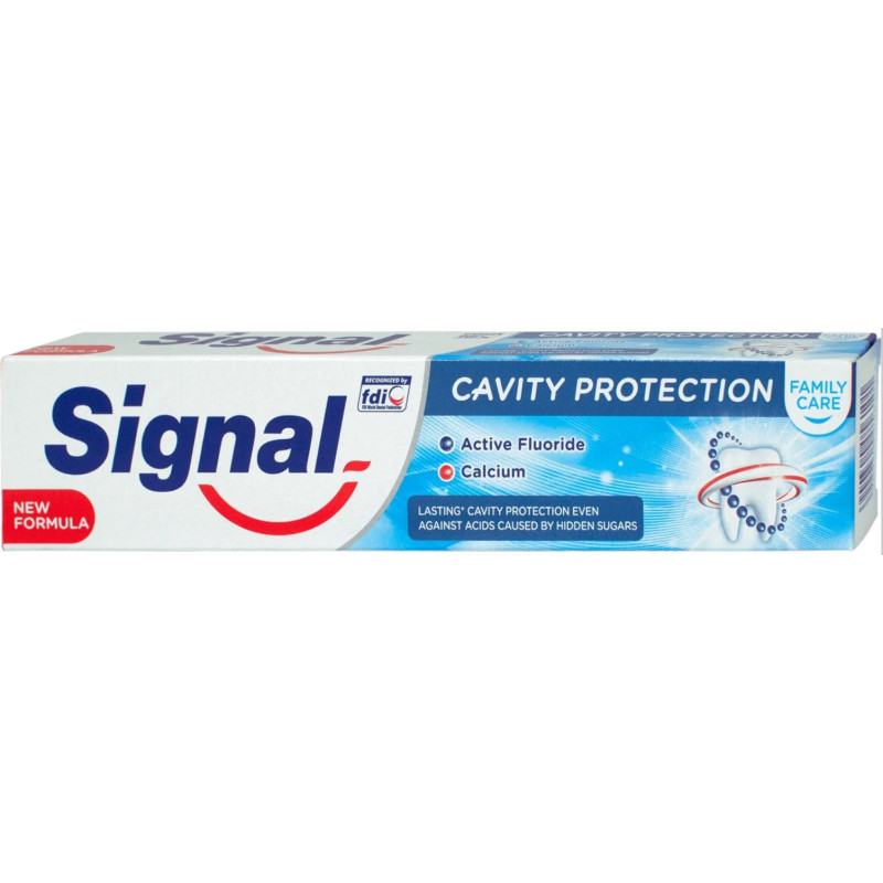Signal Family zubná pasta  - Cavity protection 75ml (kartón 24 ks)