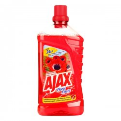 Ajax Floral Fiesta Red Flowers čistič povrchov pre domácnosť 1 l