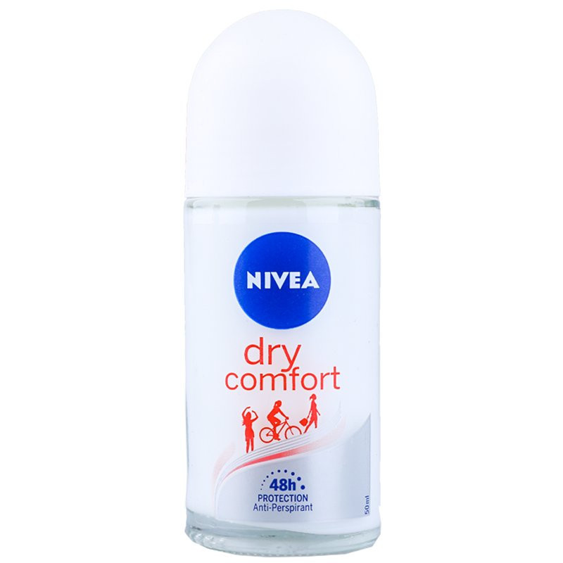 Nivea dámsky guľôčkový antiperspirant roll Dry comfort 50ml (kartón 6 ks)