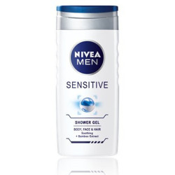 Nivea pánsky sprchový gél - Sensitive 250ml (kartón 6 ks)