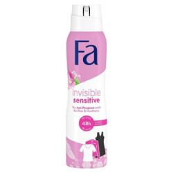 Fa - Dámsky deodorant Invisible Sensitive 150ml (kartón 6 ks)