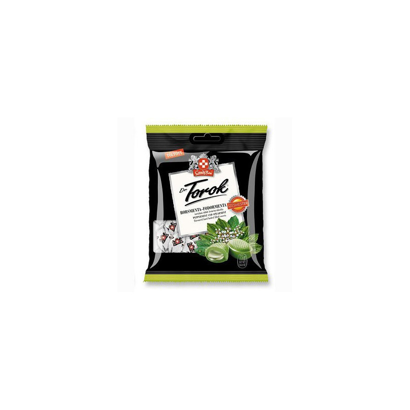 Dr. Torok cukrík  - Peppermin a Spearmint 75 g (kartón 20 ks)