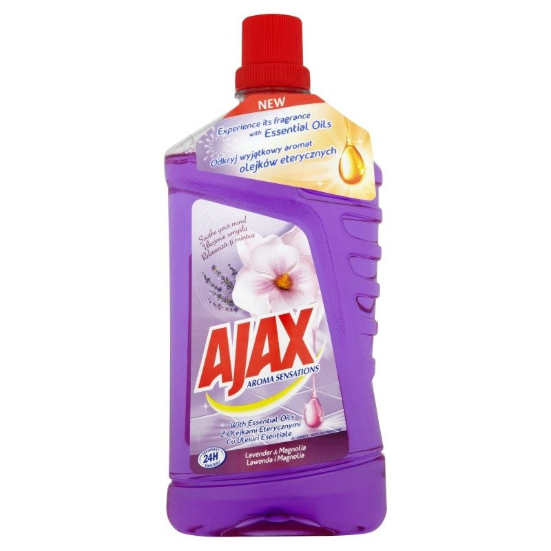 Ajax na podlahu  Levandula magnolia 1 L (kartón 12 ks)