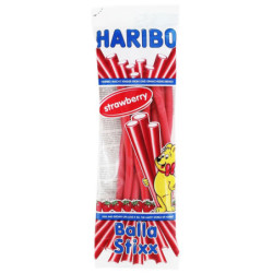 Haribo Balla stixx jahoda  želé s ovocnou príchuťou 80 g (kartón 30 ks)