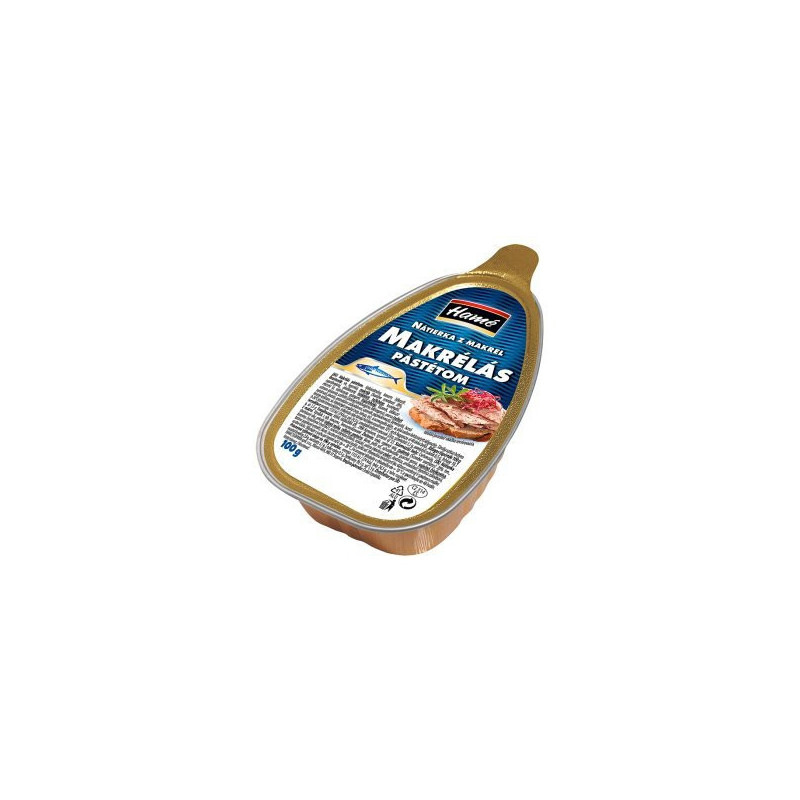 Hamé  Nátierka z makrél  100g (kartón 16 ks)