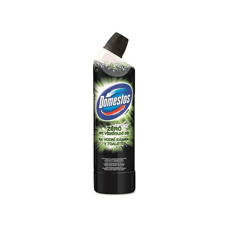 Domestos Zero Lime na vodný kameň v toalete 750 ml (kartón 12 ks)
