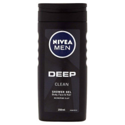 Nivea Men Deep Sprchový gél 250 ml (kartón 6 ks)