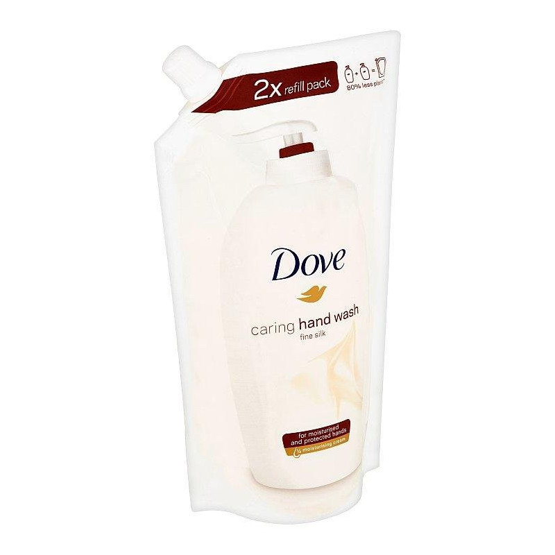 Dove Fine Silk jemné tekuté mydlo na ruky náplň 500 ml (kartón 10 ks)