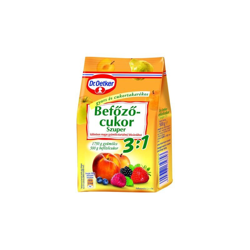 Dr.Oetker želírov.cukor 3:1 500 g (kartón 10 ks)