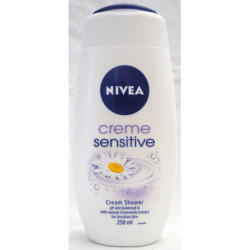 Nivea dámsky sprchový gél Creme Sensitive 250 ml (kartón 6 ks)