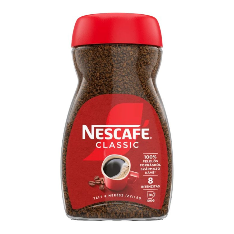 Nescafe classik instant kava 100 g (kartón 12 ks)