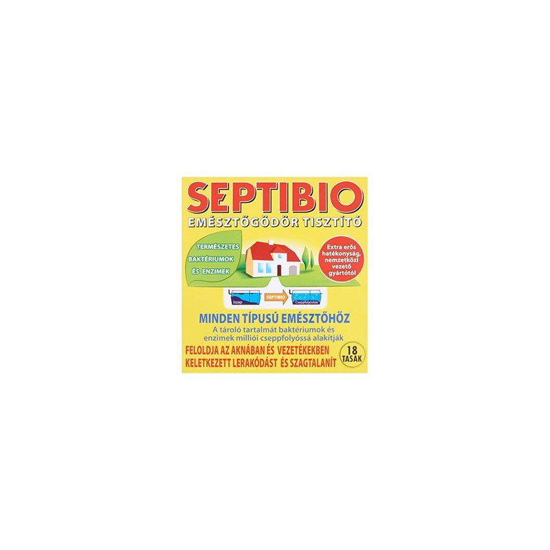 Septibio bio enzym do žumpy 18 ks (kartón 12 ks)
