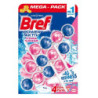 BREF WC blok Power aktiv - Flower 3x50g (kartón 9 ks)