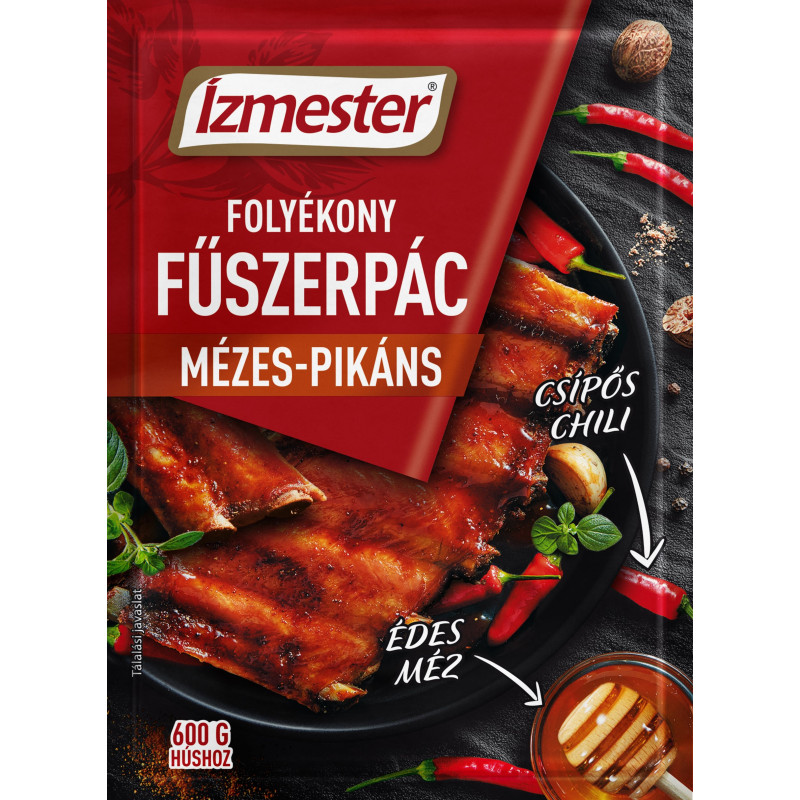 Ízmester tekutá Marináda medový - pikantný 80 ml (kartón 20 ks)