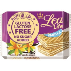 Lea Life Oblátky s vanilkovou náplňou 95g (kartón 22 ks)