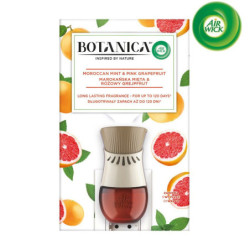 Air Wick Botanica Elektrický osviežovač vzduchu strojček a náplň  Mint Pink Grapefruit 19 ml (kartón 6 ks)
