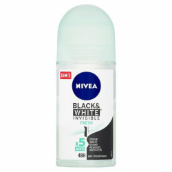 Nivea dámsky guľôčkový antiperspirant Black & White Invisible Fresh 50 ml (kartón 6 ks)
