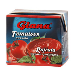 Giana Paradajkové Pyré Pasírované 500g (kartón 12 ks)