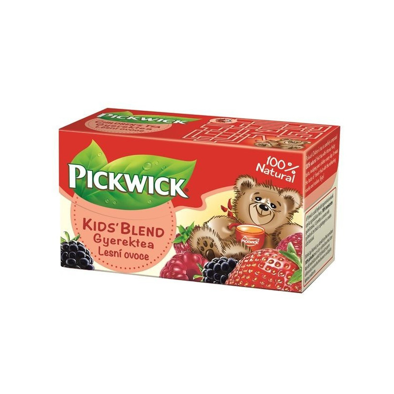 PICKWICK ovocný čaj pre deti - lesné ovocie 20ks (kartón 12 ks)