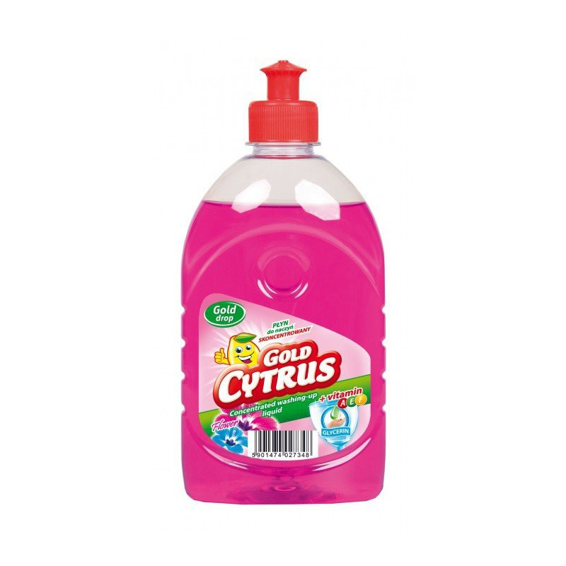 Gold Cytrus prostriedok na umývanie riadu flower 500 ml (kartón 12 ks)