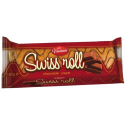 Vincinni swiss roll čokoládový 150g (kartón 16 ks)