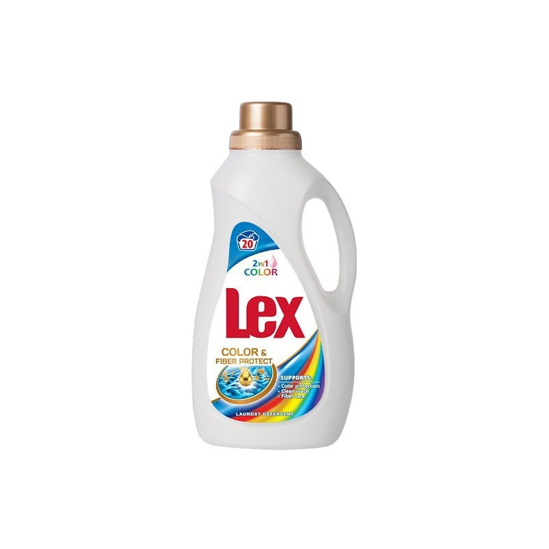 Lex prací gél 2in1 Color 20 praní 1,1L (kartón 8 ks)