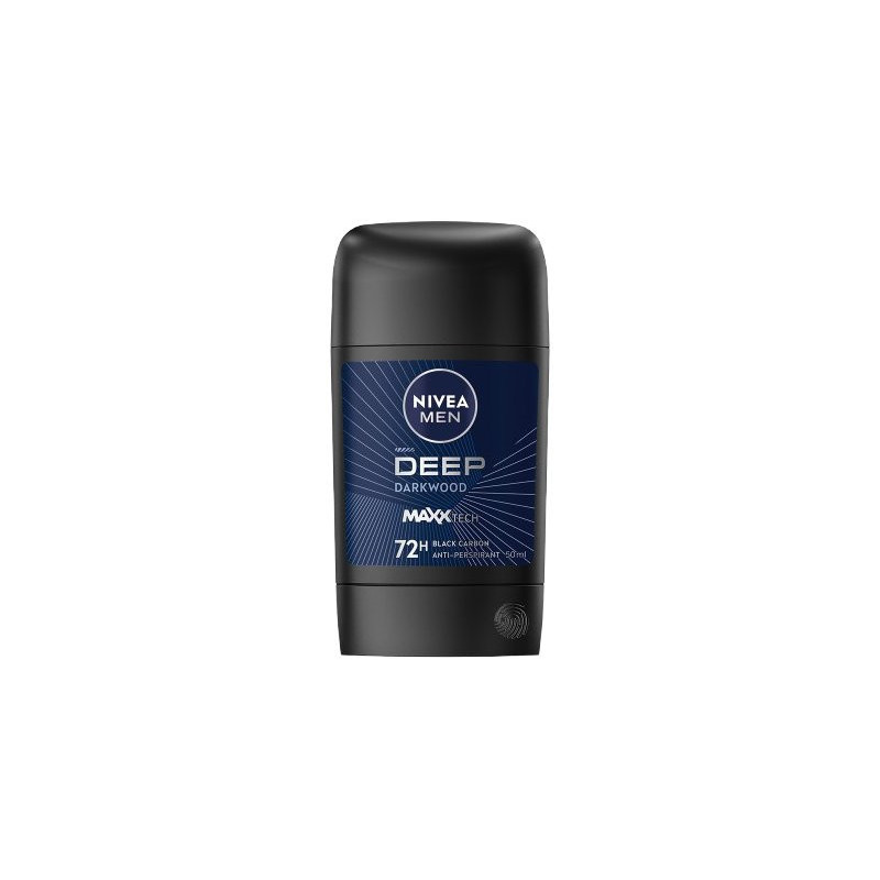 Nivea pánsky tuhý antiperspirant Deep darkwood 50ml (kartón 6 ks)