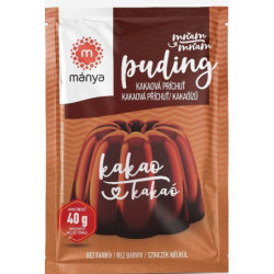 Mánya puding Kakaový 40g (kartón 35 ks)