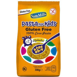 Bezlepkové cestoviny z kukurice s písmenami 300g (kartón 12 ks)