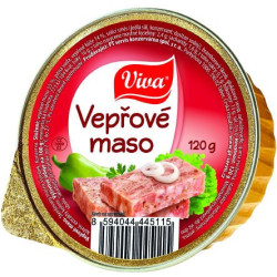 Viva Bravčové mäso 120g (kartón 16 ks)