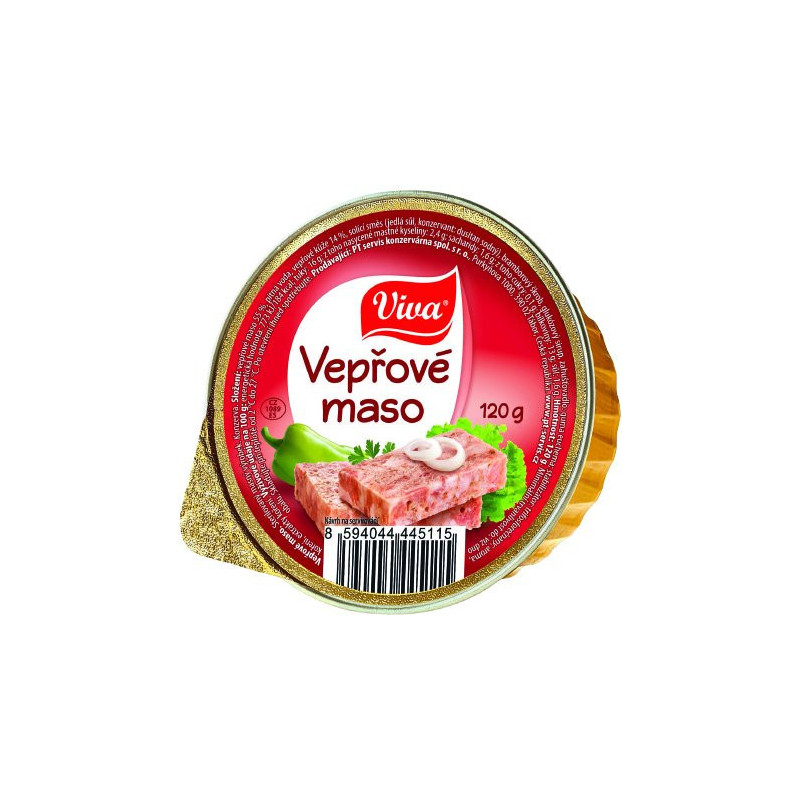 Viva Bravčové mäso 120g (kartón 16 ks)